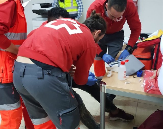 Asistencia de Cruz Roja a los inmigrantes