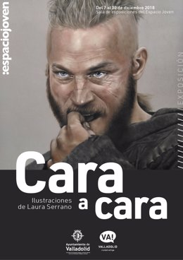 Valladolid.- Cartel expo 'Cara a cara' de Laura Serrano