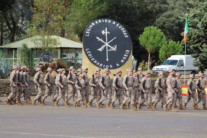 Ronda despide al contigente de La Legión que parte a Mali 