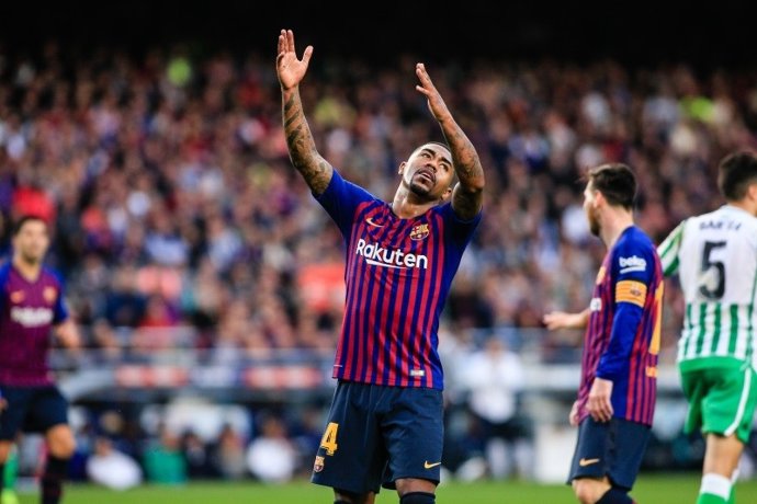 Malcom durant el Barcelona - Betis