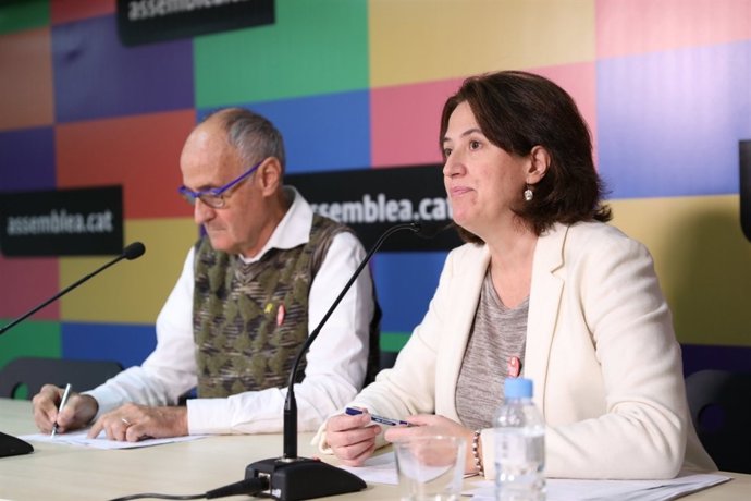 La presidenta de la ANC, Elisenda Paluzie