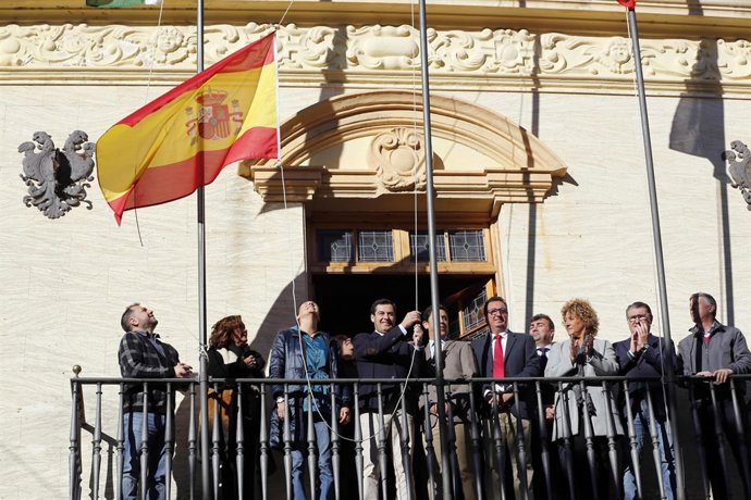 El presidente del PP andaluz, Juanma Moreno.