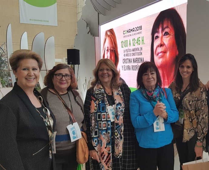 Congreso Nacional del Medio Ambiente con Narbona en la imagen