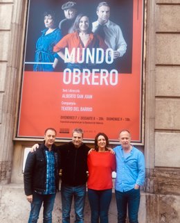 Presentación de la obra 'Mundo Obrero' en el Teatro Principal de València