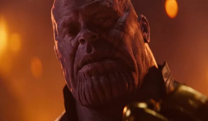 Thanos (Josh Brolin) en Vengadores: Infinity War