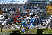 Los aficionados del Boca celebrarían la victoria en Colón y los del River en Sol