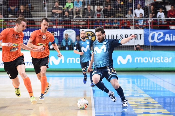 Gadeia, en un partido contra el Aspil Vidal Ribera Navarra