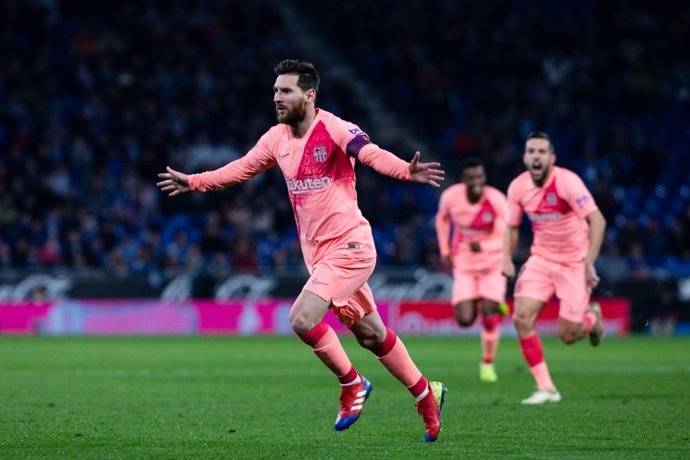 Leo Messi amb el FC Barcelona