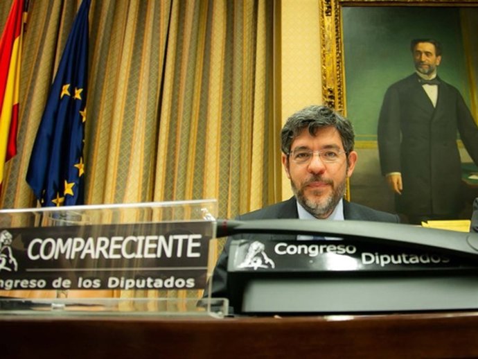 El secretario de Estado de Presupuestos y Gastos, Alberto Nadal, en el Congreso
