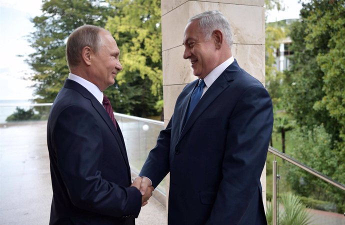 Vladimir Putin y Benjamin Netanyahu