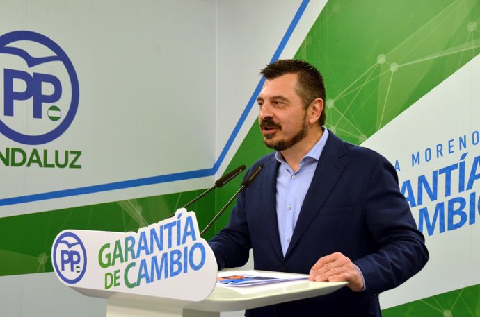 El vicesecretario de Organización, Formación y Electoral del PP-A, Toni Martín.