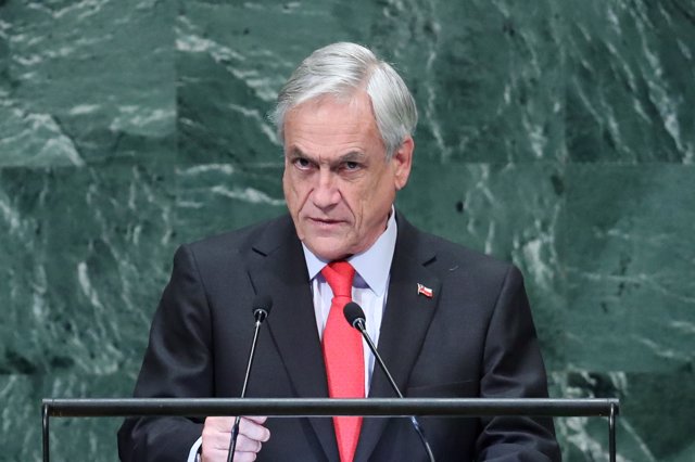El presidente de Chile, Sebastian Piñera, en la Asamblea General de la ONU