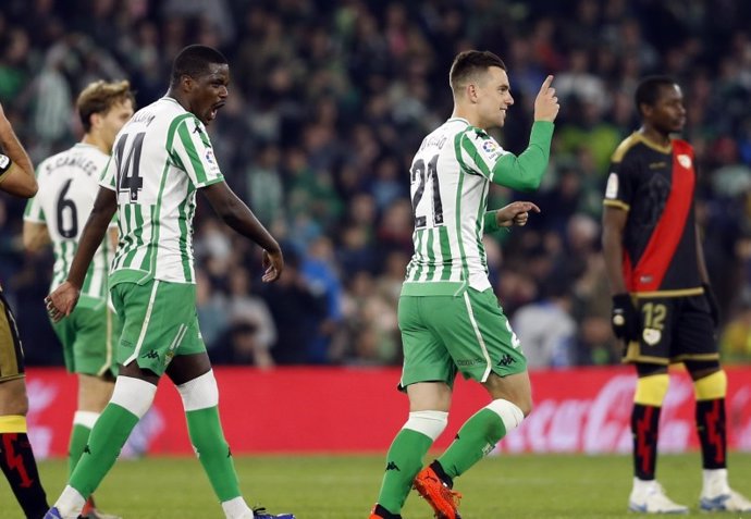 Giovani Lo Celso, del Real Betis, celebra un gol ante el Rayo Vallecano