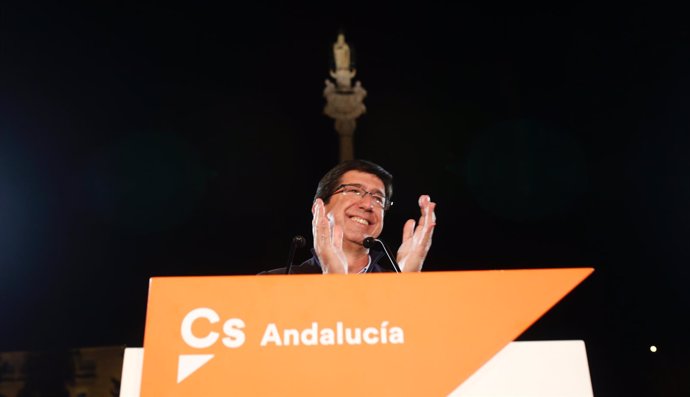 Portavoz de Cs en Andalucía y candidato a la Presidencia de la Junta, Juan Marín