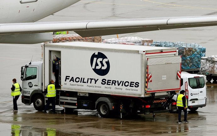 Camión de carga aérea del grupo de servicios ISS