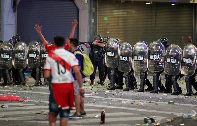 Copa Libertadores Final - River Plate fans celebrate the Copa Libertadores title