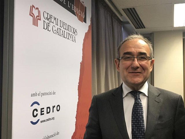 El presidente del Gremi d’Editors de Catalunya, Patrici Tixis