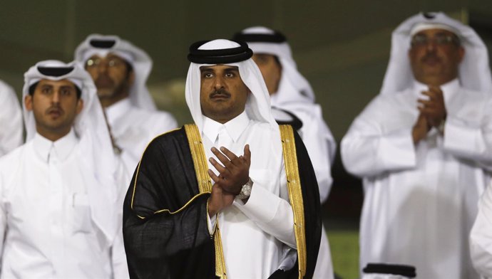 El jeque Tamim bin Hamad al Thani, emir de Qatar