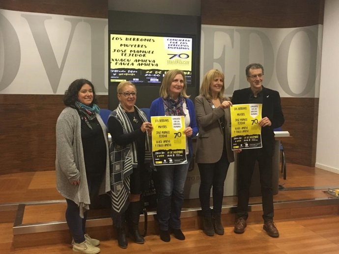 Presentación del Concierto por los Derechos Humanos