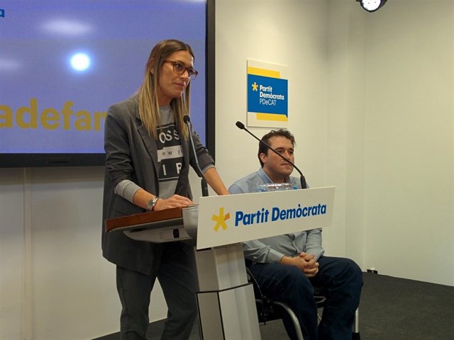 Míriam Nogueras y David Bonvehí (PDeCAT)
