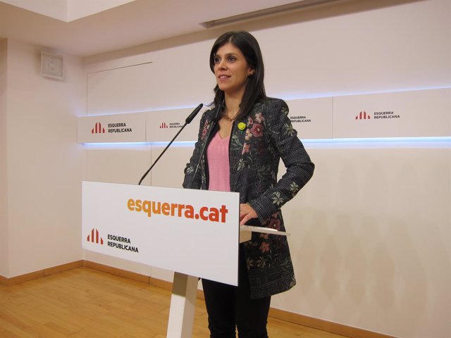 La Portavoz De ERC, Marta Vilalta