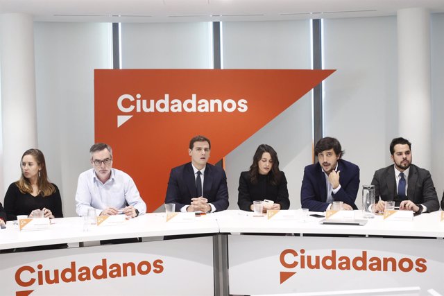 Reunión del Comité Ejecutivo Nacional de Ciudadanos en Madrid