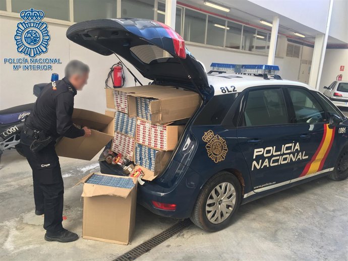 Tabaco intervenido en Écija