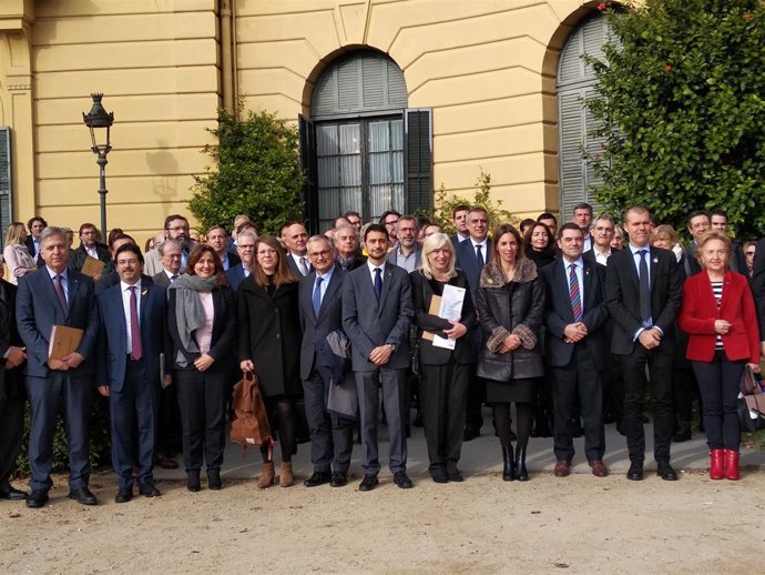 La Mesa Estratégica del Corredor Mediterráneo tras reunirse en Barcelona