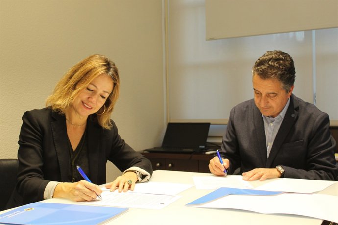 Rectora UAO CEU I.Perea I El Dtor.Del Col·Legi De Publicitaris A.Trauggot