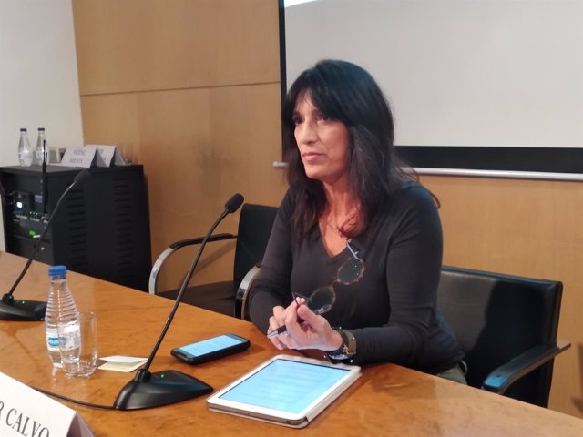 La portavoz de los presos soberanistas en huelga de hambre, Pilar Calvo