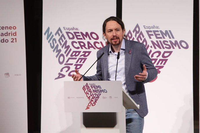 Iglesias, participa en las jornadas 'España: Feminismo, República y Democracia'