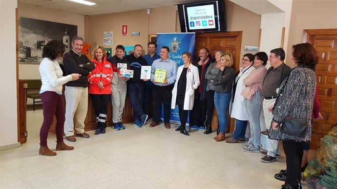 Presentación de los dos desfibriladores.