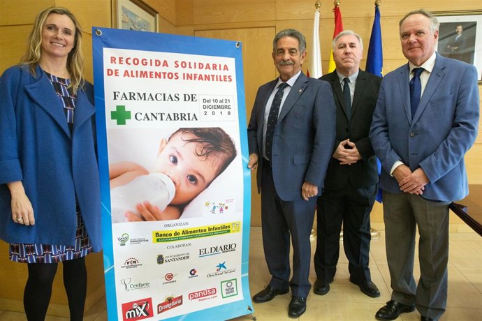 Revilla apoya la campaña de recogida de alimentos infantiles en farmacias