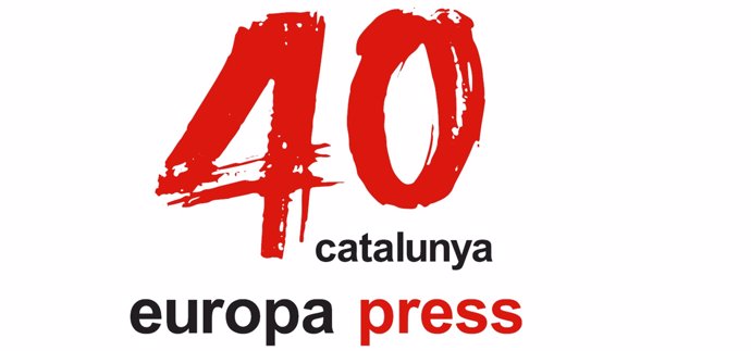Logo del 40 aniversari d'Europa Press de Catalunya