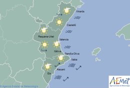 Predicción de este martes