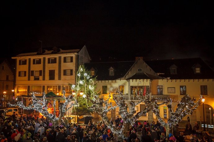 Fiesta de fin de año en Vielha