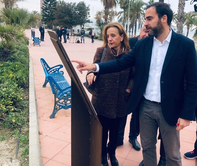 Daniel Pérez y Begoña Medina, ediles del PSOE de Málaga