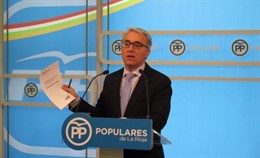 El portavoz del PP, Jesús Ángel Garrido