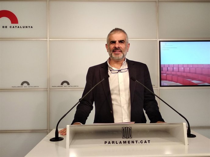 El portavoz de Cs en el Parlament, Carlos Carrizosa