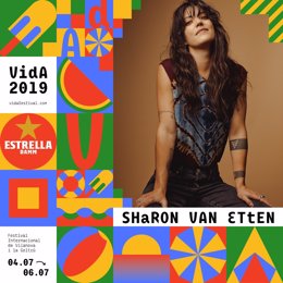 Cartel de Sharon Van Etten en el Vida Festival 2019
