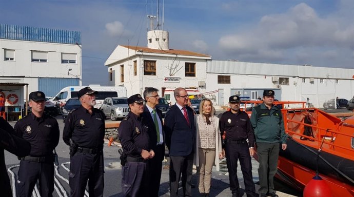 La fiscal superior revisa el Cate de Motril