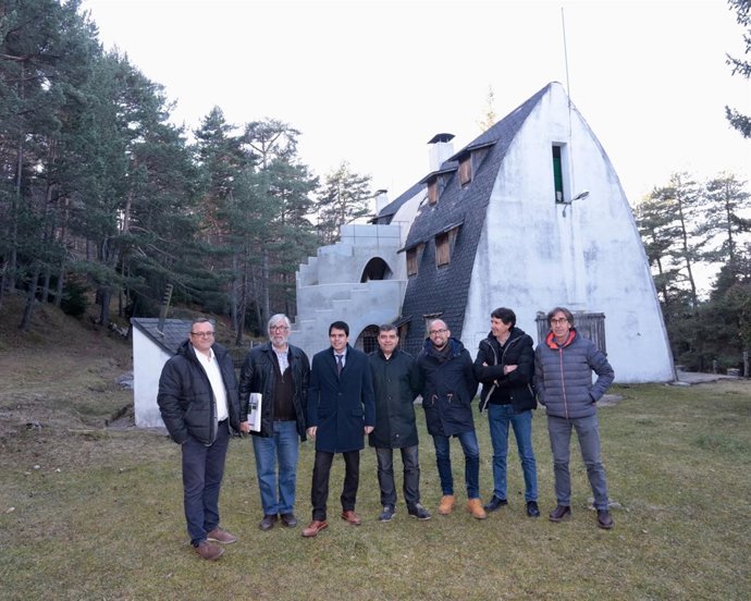 Visita de Marc Castells a La Pobla de Lillet (Barcelona)