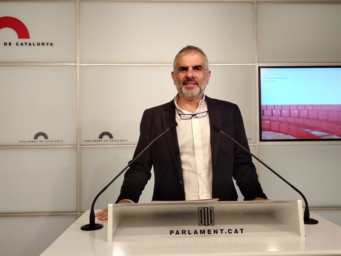 El portaveu de Cs en el Parlament, Carlos Carrizosa