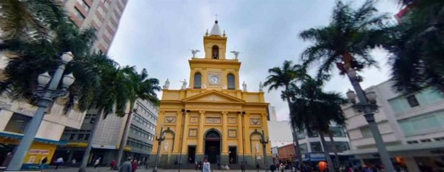 La catedral católica de Campinas en Brasil