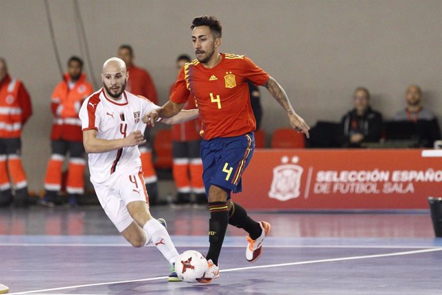 Selección española fútbol sala España Serbia