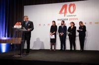 El president d'Europa Press reivindica els principis de l'agència en el seu 40è aniversari a Catalunya