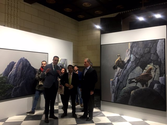 Inauguración de la exposición del artista holandés Alwin van der Linde