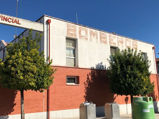 Exterior del Parque de Bomberos de Baena