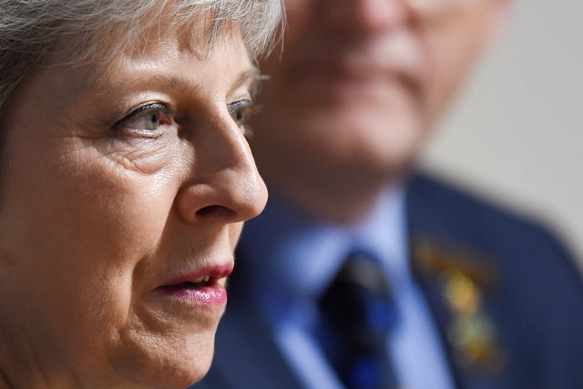 La primera ministra británica, Theresa May