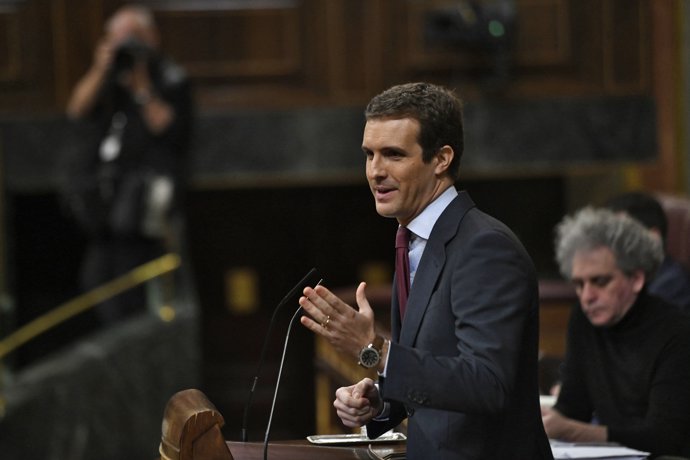 Pedro Sánchez compareix en el Congrés per a informar de la situació a Catalunya